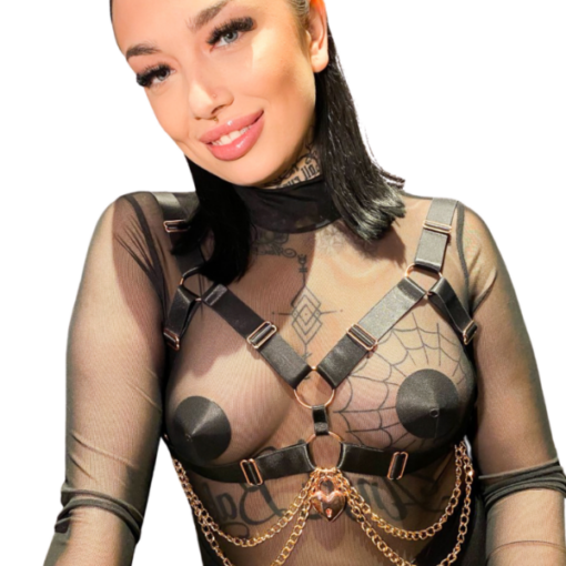 Kinky Diva – Love Me Bh Zwart - Rose Goud