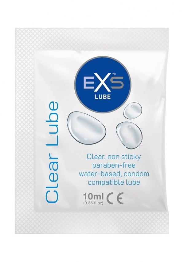 EXS Clear zakjes glijmiddel 100 stuks - Waterbasis 10 ml