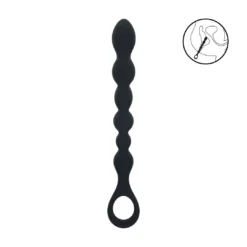 Levelz - Beaded Snake Silicone Anal Plug met Ring