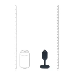 Levelz - Hexagonal Vibrating Silicone Anal Plug - Medium