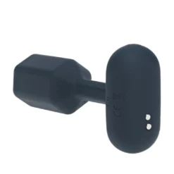 Levelz - Hexagonal Vibrating Silicone Anal Plug - Small