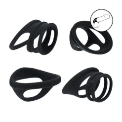 Levelz - Silicone Cock and Ball Ring Set of 4