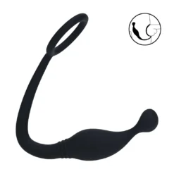 Levelz - Siliconen Cockring met Prostaat Stimulator - Maat S