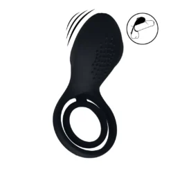 Levelz - Vibrating Cock and Ball Ring with Winged Stimulator