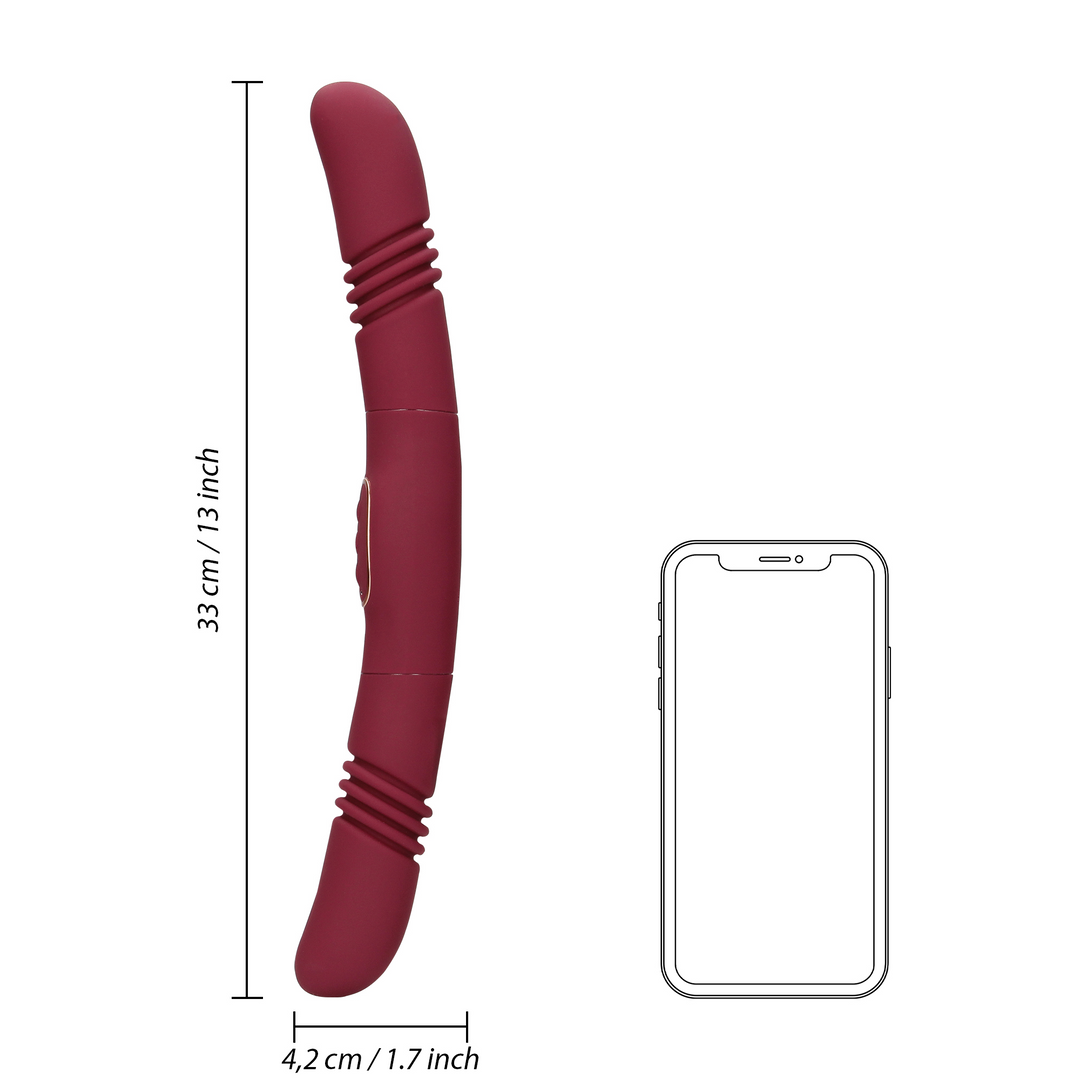 Loveline - Dubbelzijdige Thrusting Vibrator