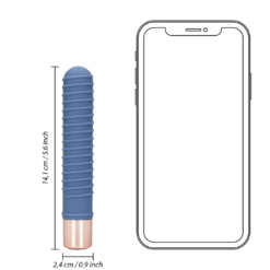 Loveline - Geribbelde Mini Vibrator