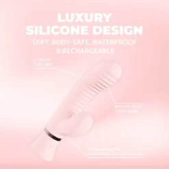 Loveline - Mystique - Ribbed Rabbit Vibrator