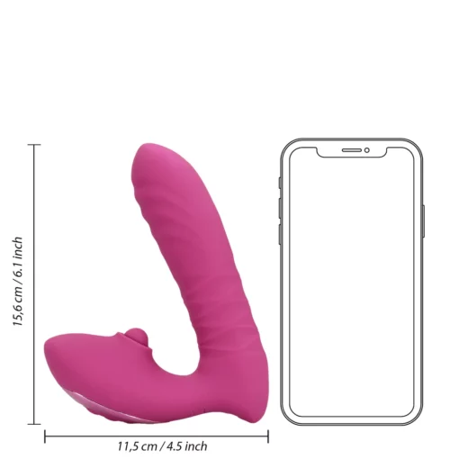 Loveline - Stotende en Clitoris Stimulerende Vibrator