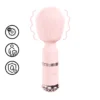 Loveline -Velour Mini Wand Vibrator