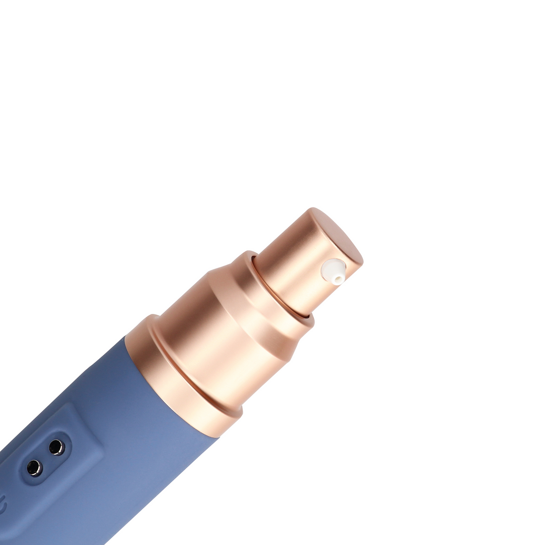 Loveline - Vibrator met glijmiddel compartiment en pomp