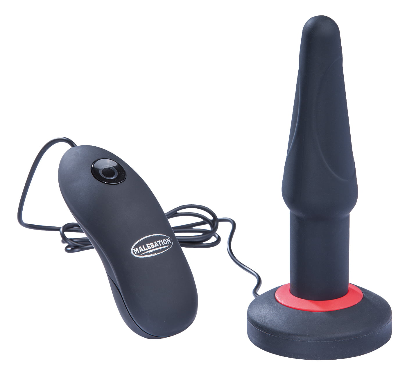 Malesation - Dual Layer Silicone Butt Plug met Vibratie - Small