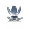 Master Series - Clawed Holle XL Buttplug - Transparant