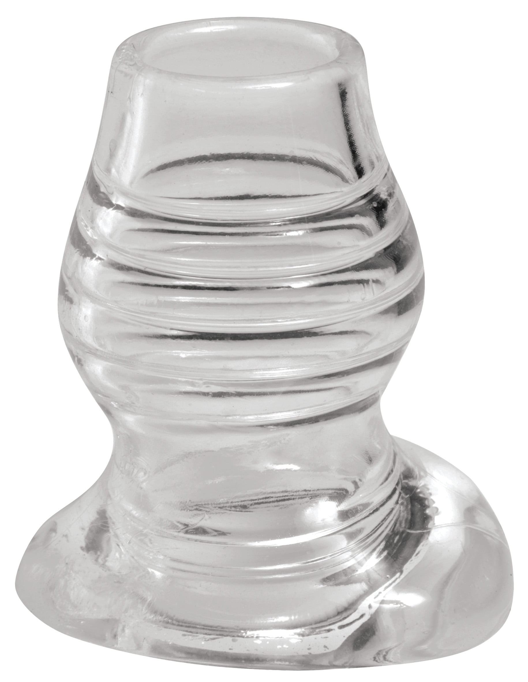 Master Series - Cock Dock Holle Buttplug - Transparant
