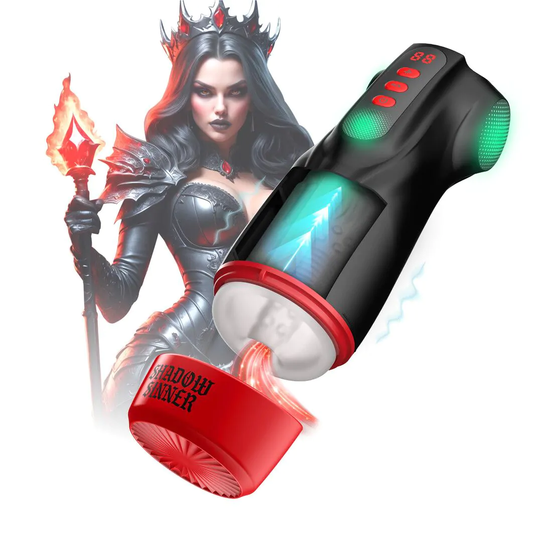 Masturs – Raven Shadow Multifunctionele Masturbator voor Mannen