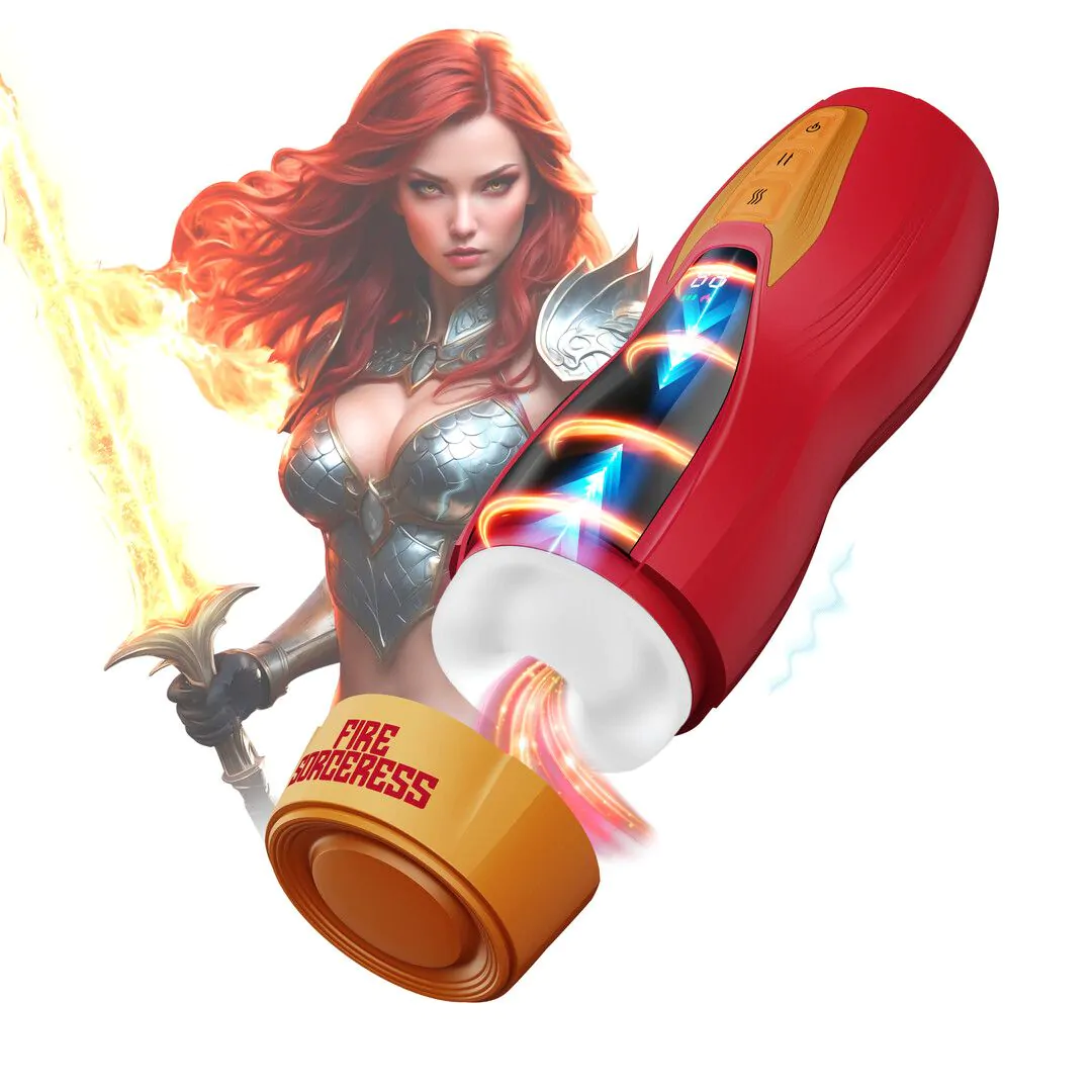 Masturs – Solara Fire Sorceress Multifunctionele Masturbator voor Mannen