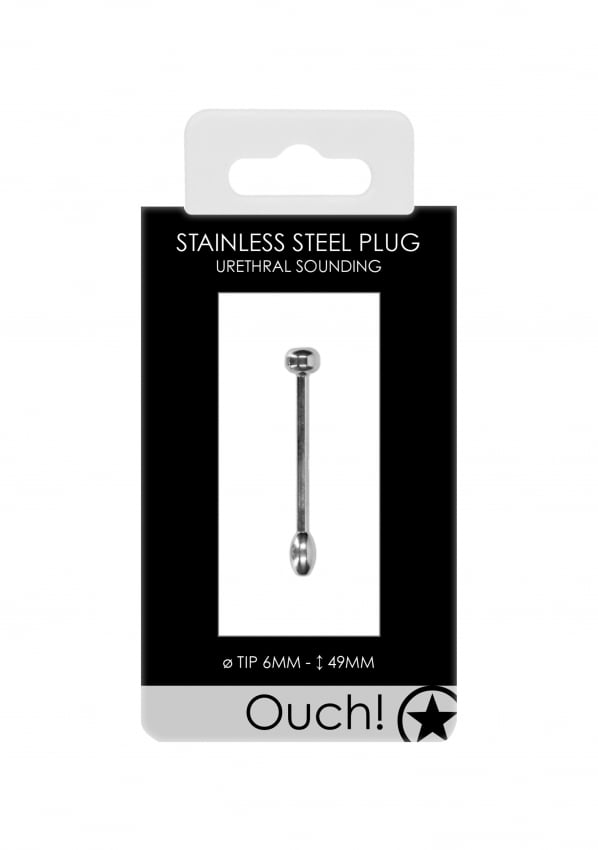 metalen penis plug Metalen Penis Plug Met Bol