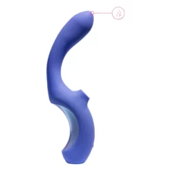 Momba Luchtdruk en G-spot vibrator - Blauw