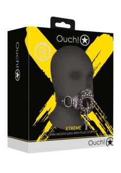 Open Mouth Gag with Plug Stopper