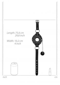 Open Mouth Gag with Plug Stopper