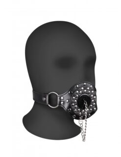 Open Mouth Gag with Plug Stopper