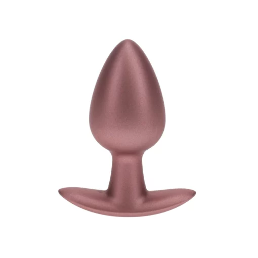 Ouch! Gladde Siliconen Buttplug 3.4 cm - Rose Goud