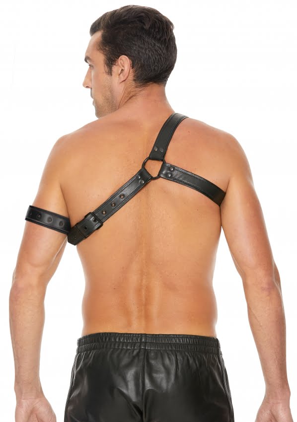 Ouch - Gladiator harnas One Size - Zwart