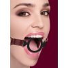 Ouch Halo - Silicone Open Ring Gag - Burgundy