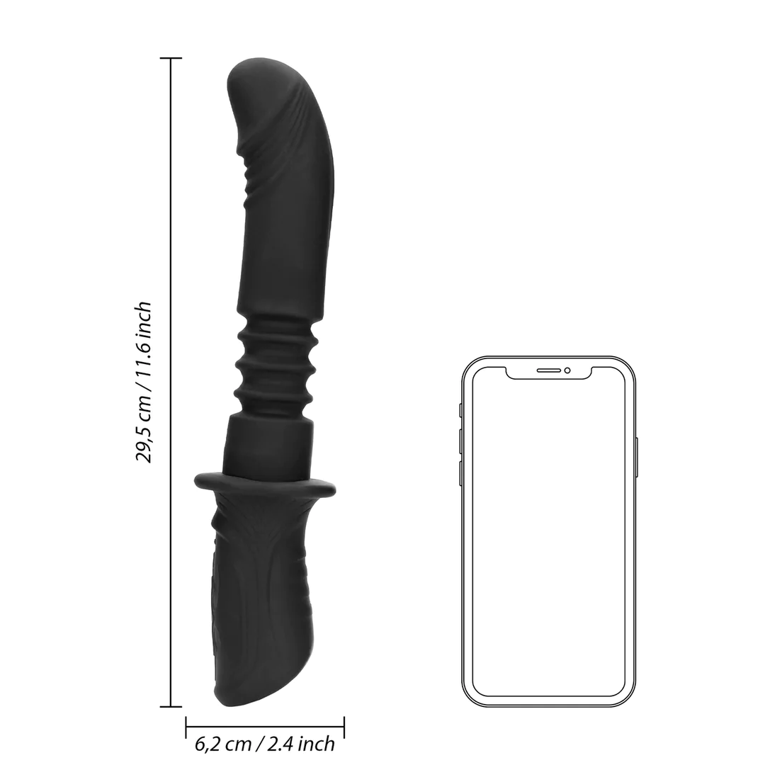 Ouch! Hand Held Vibrating and Thrusting Sex Machine
