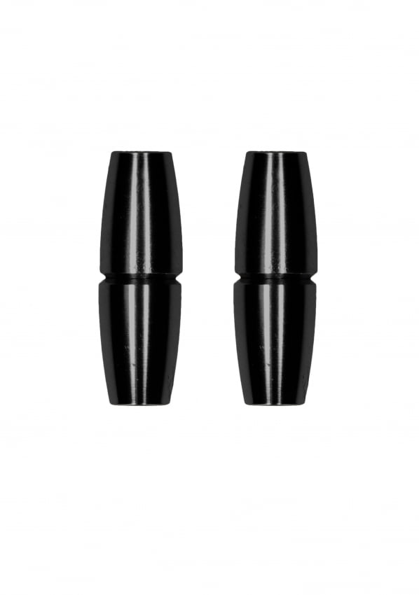 Ouch - Magnetische Tepelklemmen - sensuele cilinder - zwart