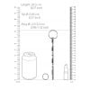 Ouch - Urethral Sounding - Geribbelde dilator - 9.5 mm