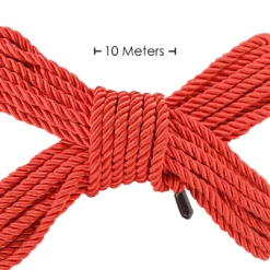 Polyester Bondage Touw 10 meter - Rood