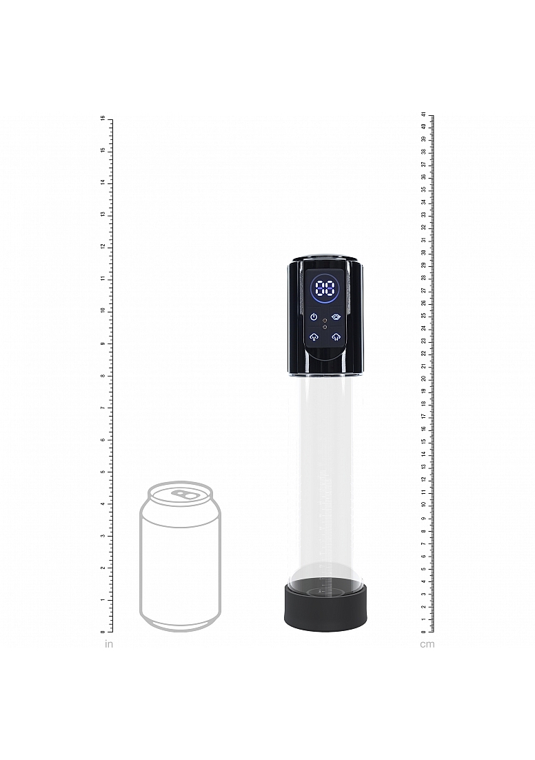 Pumped MegaLift - Automatische Penispomp - Zwart