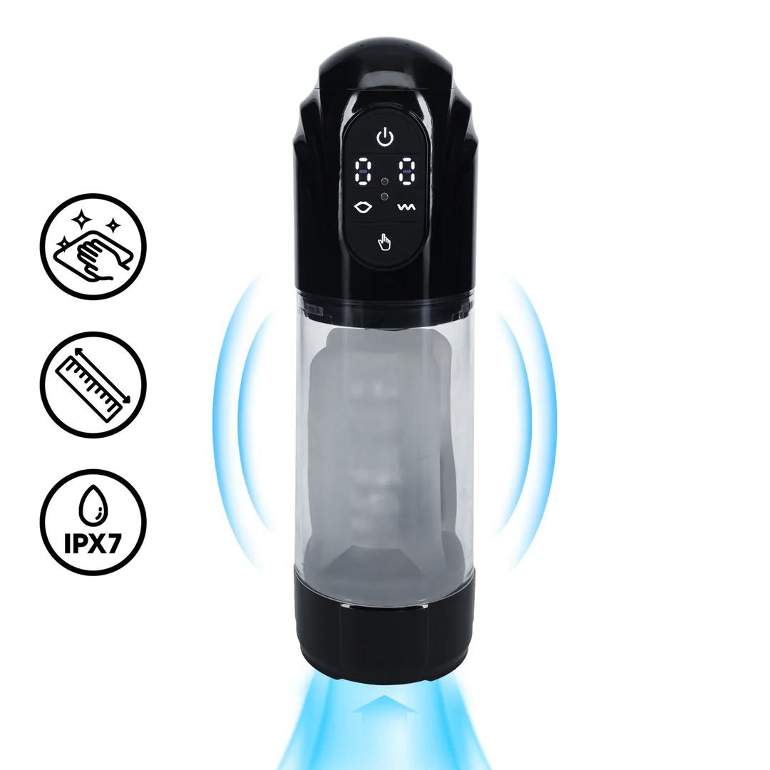 Pumped TechnoThrust - Automatic Waterproof Masturbator Pump