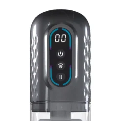 Pumped - Vortex Zuig en stuw kracht Masturbatorpomp - Gun Metal