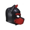 Puppy Play Neopreen Masker - Rood