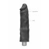 Realrock Vibrator – 25 cm Realistische vibrator – Zwart