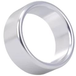 Rock Solid Brushed Alloy Cockring - Medium