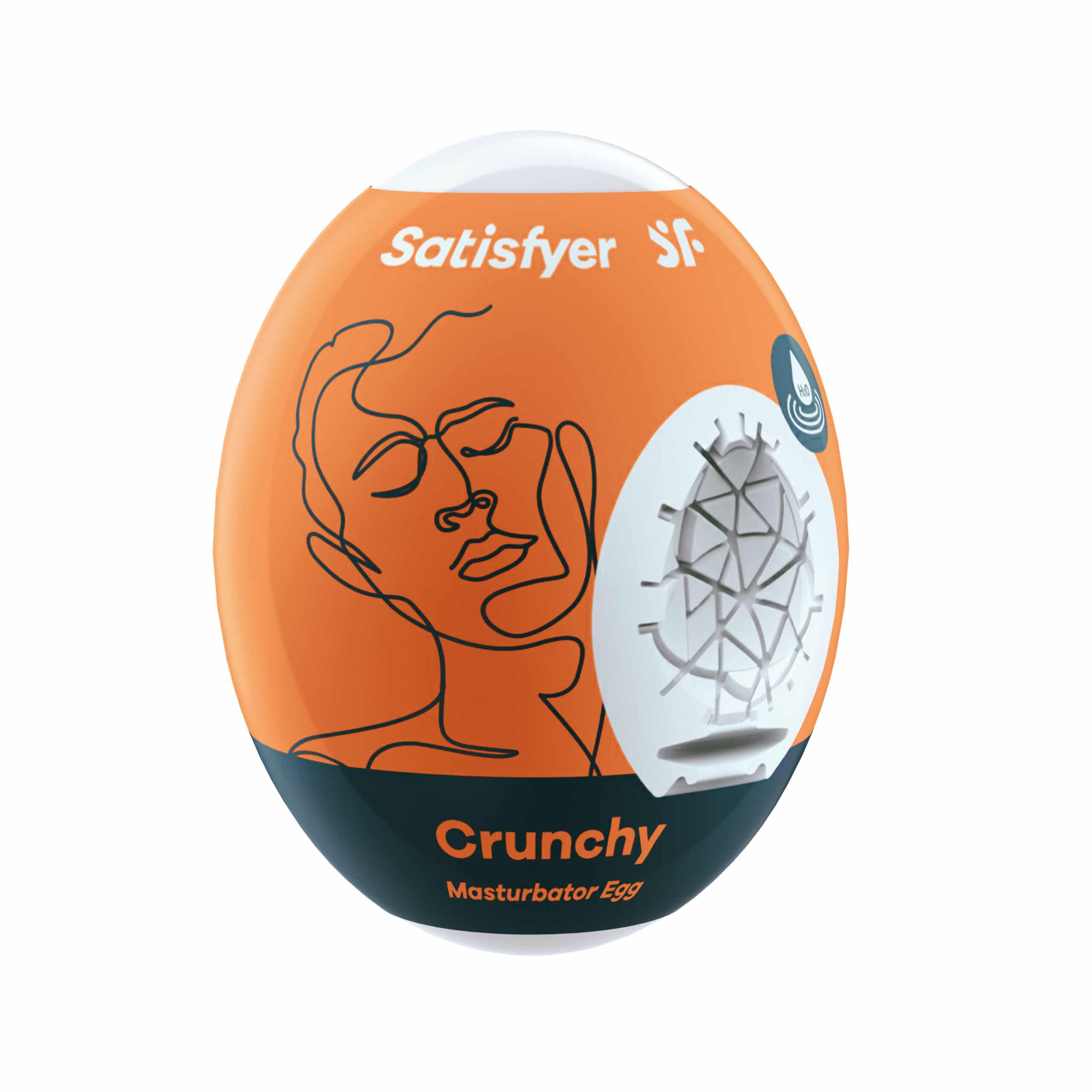 Satisfyer - Men Masturbator Egg Single Crunchy | Bestel online bij Erotic  Treasure