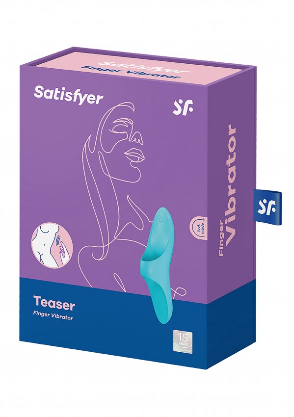 Satisfyer - Teaser Finger Vibrator - Blauw