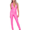 Sexy fel roze Jumpsuit