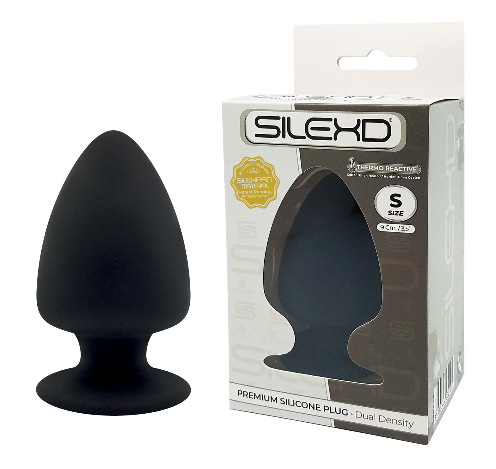 Silexd - Model 1 Dual siliconen Butt plug - Small