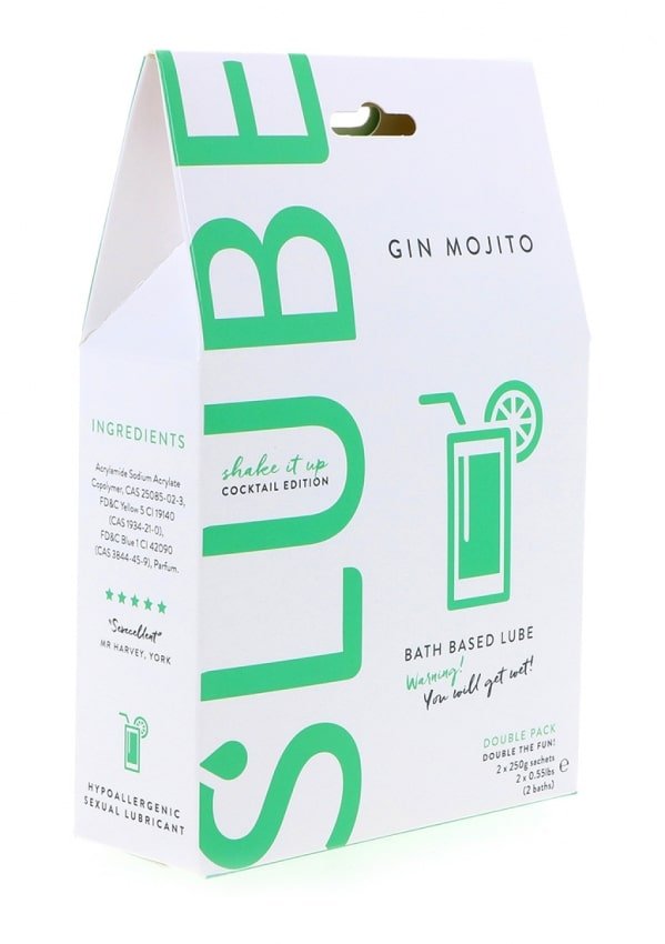 Slube – Massage en Glijmiddel Gin Mojito – Groot verpakking