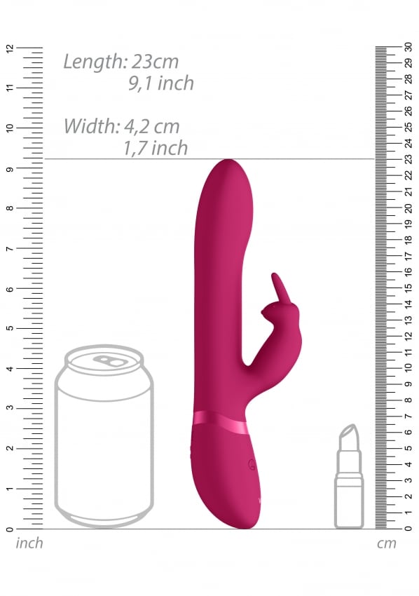 Vive – Amoris Rabbit Vibrator All in 1 – Roze