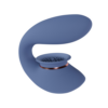 Vibrerende en zuigende Vibrator - Blauw