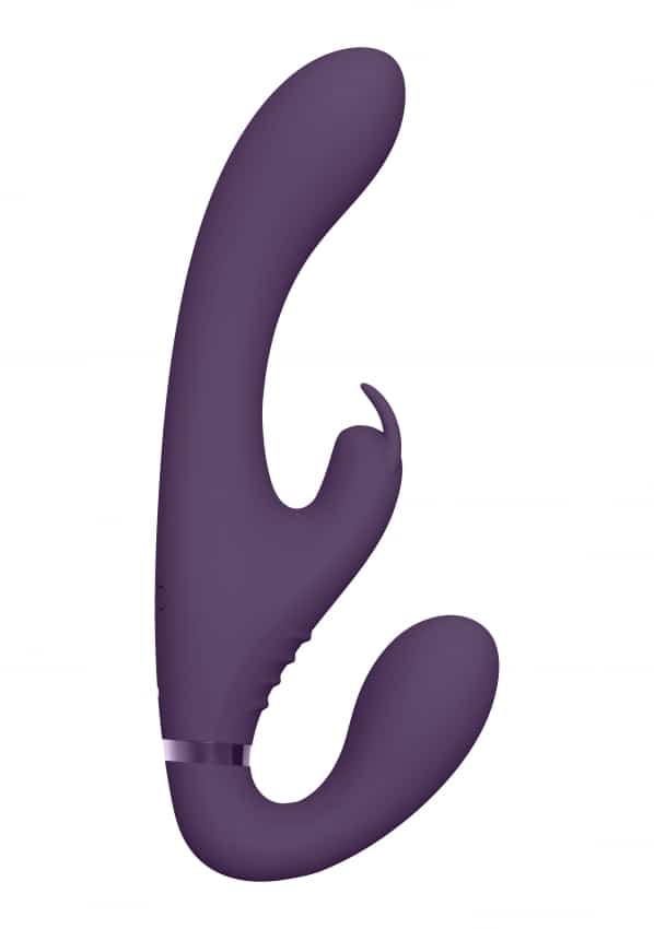 Vive Suki- Luxe Strapless strap on Vibrator - Paars