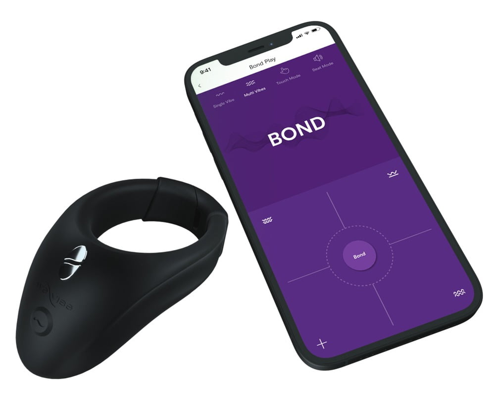 We Vibe - Bond Stimulatie ring Voor Mannen met app - Zwart