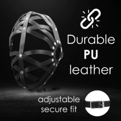 Ouch! Zwart Cage Masker