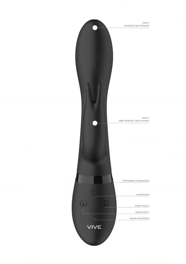 Vive Zosia Vibrator - Zwart - Afbeelding 6
