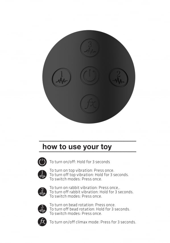 Vive Nilo Vibrator - Zwart - Afbeelding 8